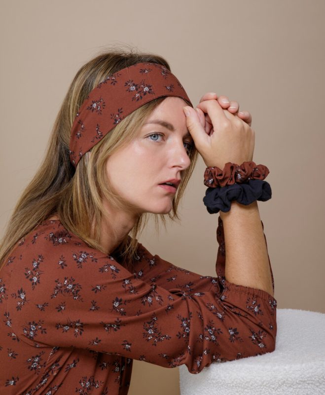 robe pull holly rouille