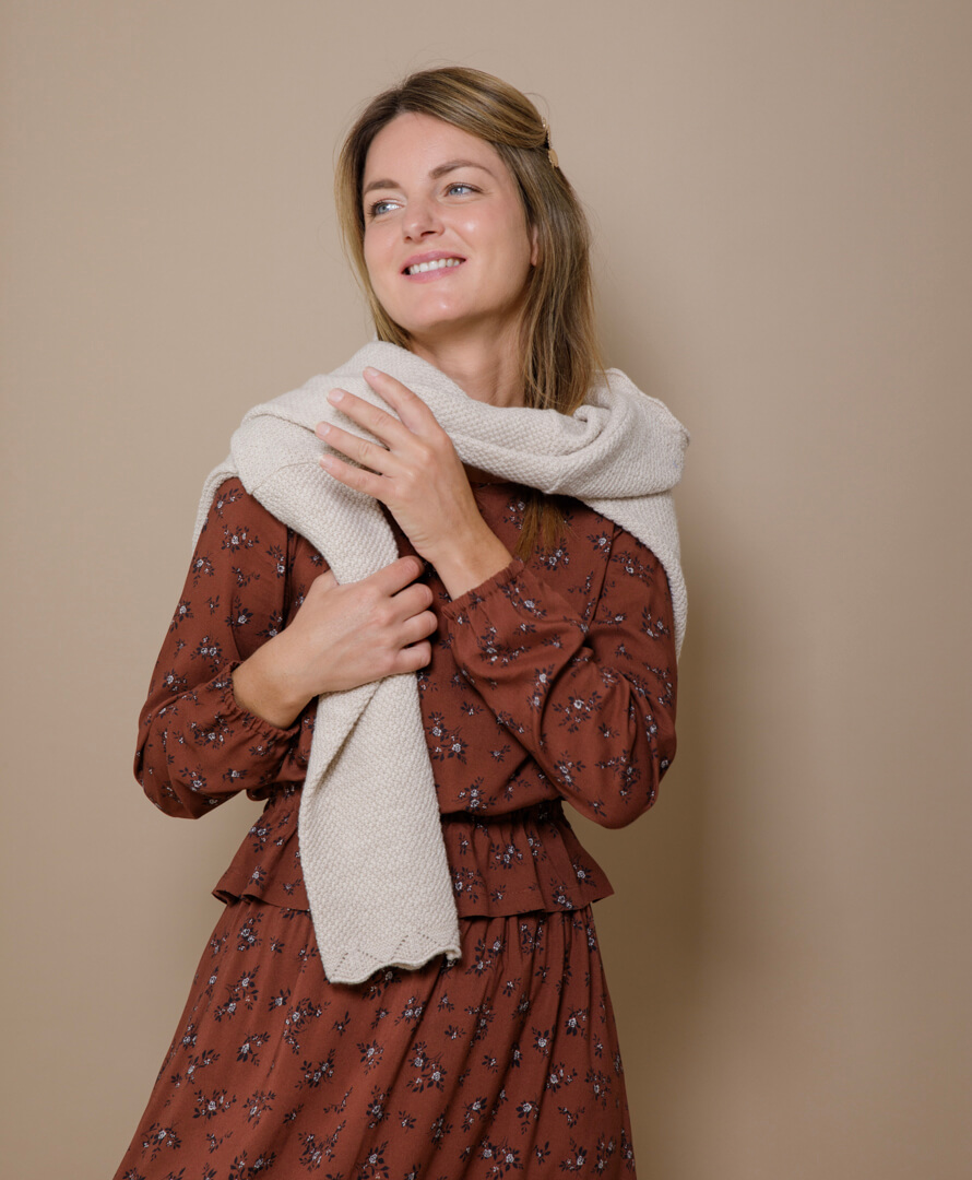 robe pull holly rouille
