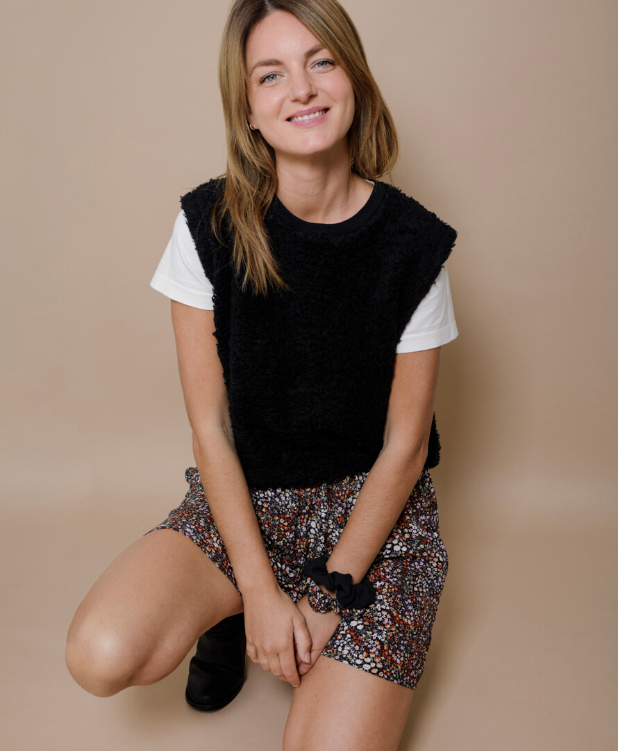 robe pull holly rouille