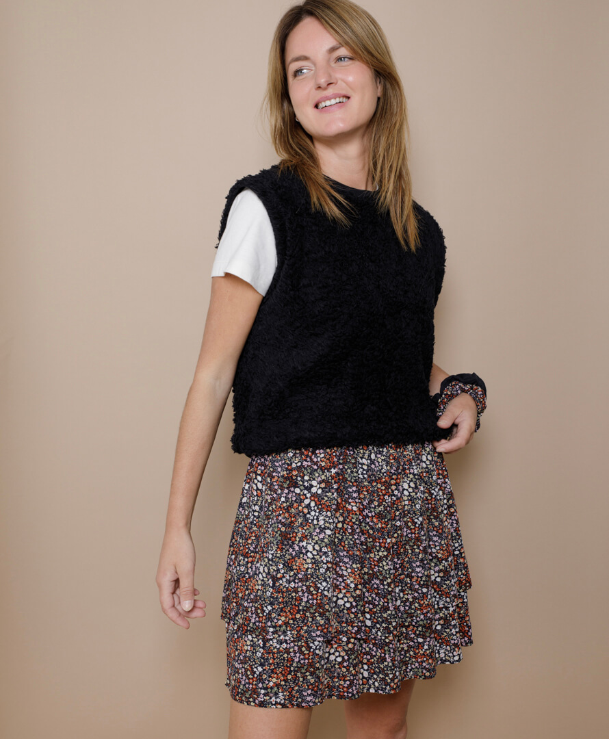 robe pull holly rouille