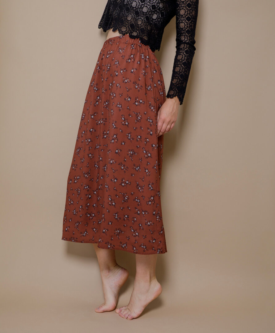 robe pull holly rouille