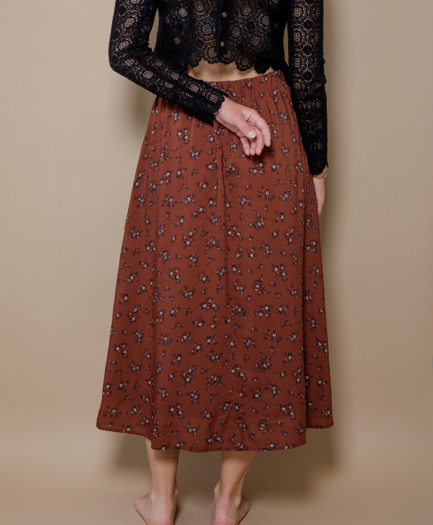 robe pull holly rouille