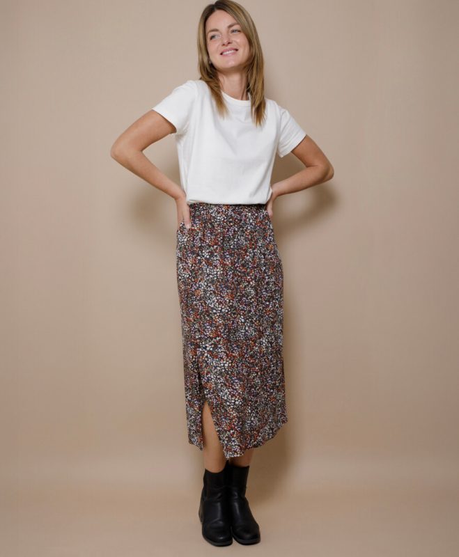 robe pull holly rouille