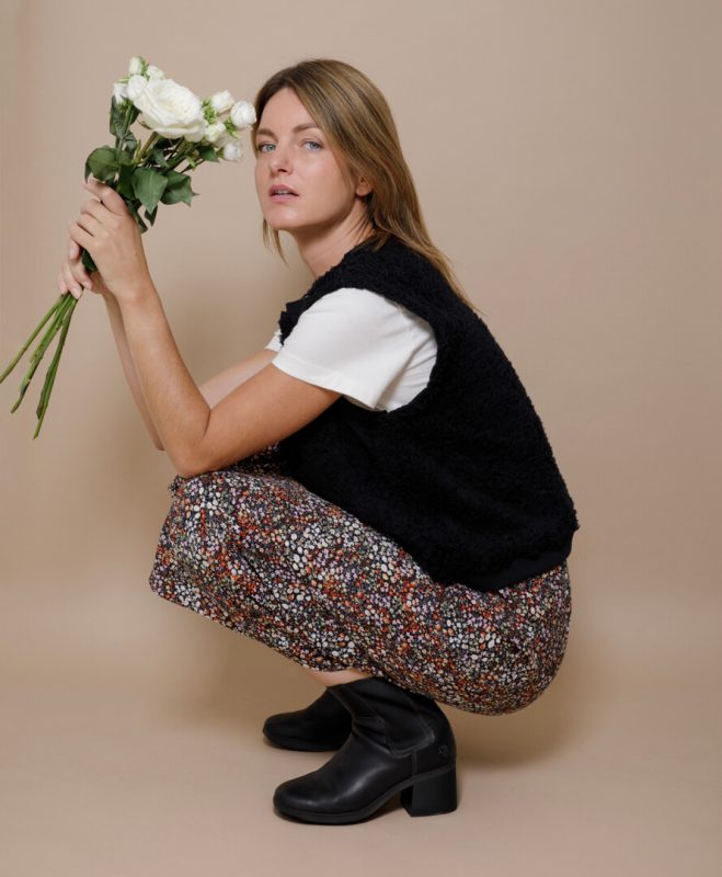 robe pull holly rouille