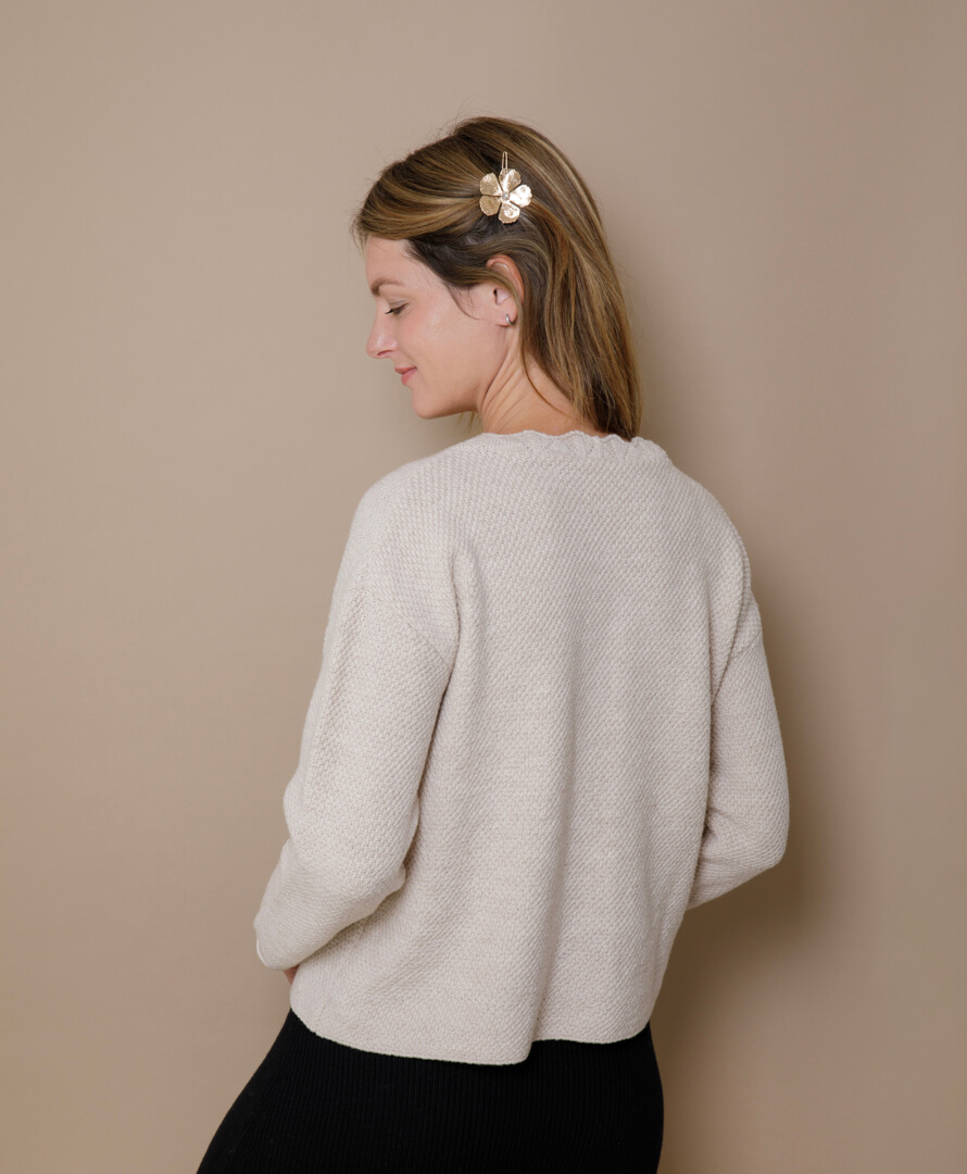 robe pull holly rouille