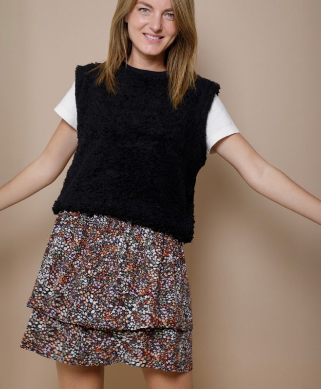 robe pull holly rouille