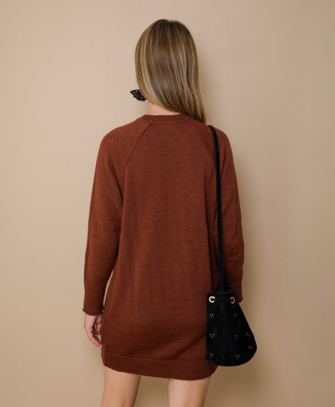 robe pull holly rouille
