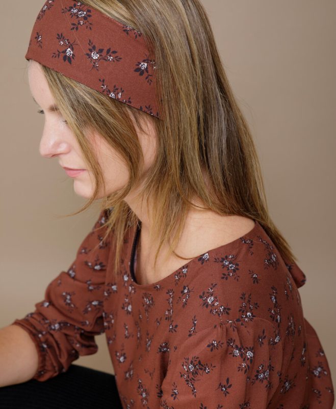 robe pull holly rouille